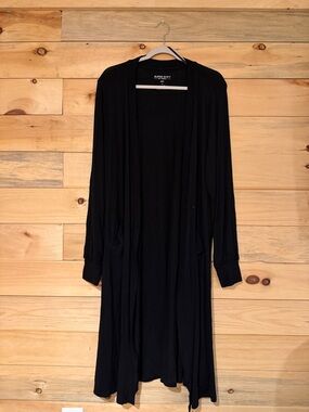 torrid Black Longline Duster Cardigan